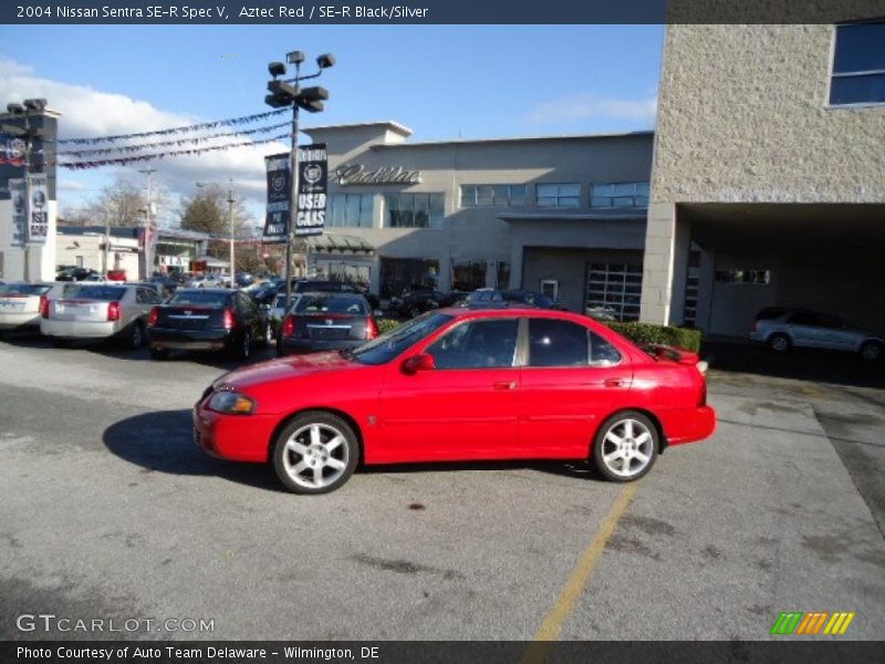 Aztec Red / SE-R Black/Silver 2004 Nissan Sentra SE-R Spec V