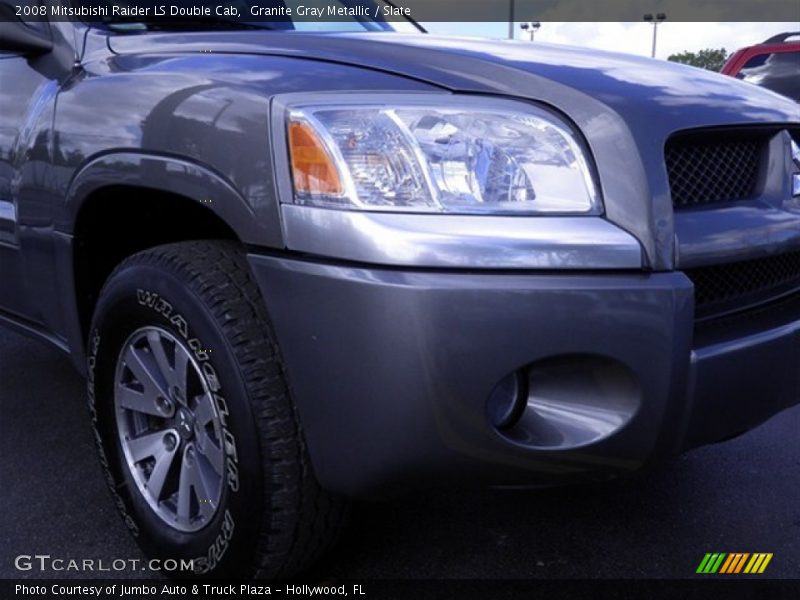 Granite Gray Metallic / Slate 2008 Mitsubishi Raider LS Double Cab