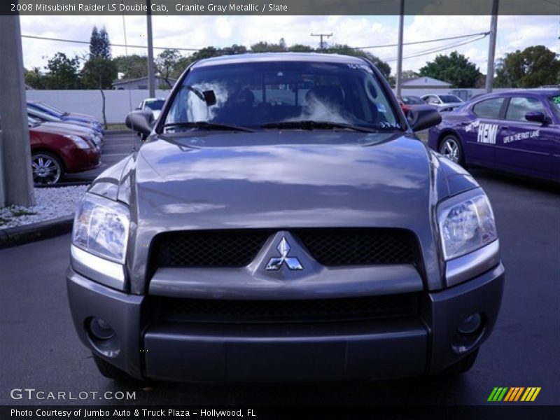 Granite Gray Metallic / Slate 2008 Mitsubishi Raider LS Double Cab