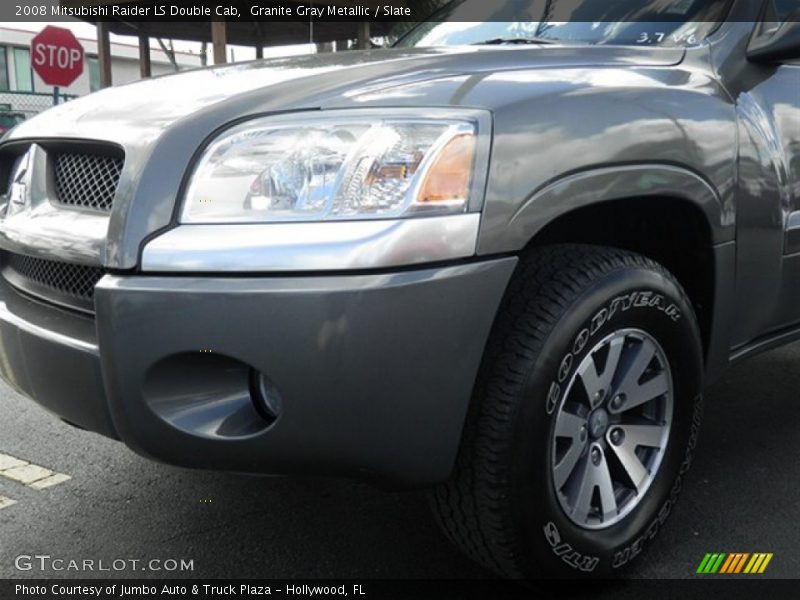 Granite Gray Metallic / Slate 2008 Mitsubishi Raider LS Double Cab
