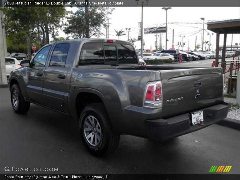 Granite Gray Metallic / Slate 2008 Mitsubishi Raider LS Double Cab
