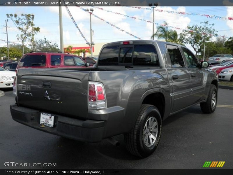 Granite Gray Metallic / Slate 2008 Mitsubishi Raider LS Double Cab