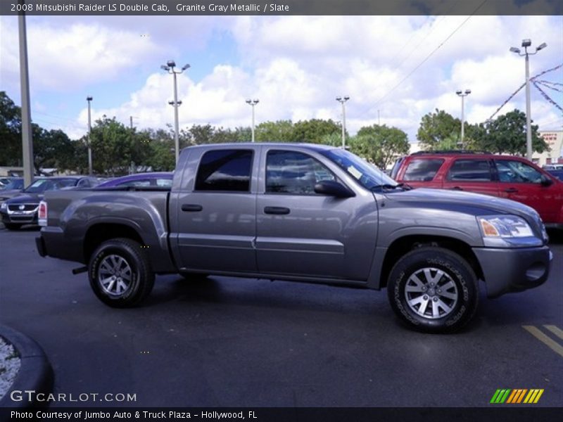 Granite Gray Metallic / Slate 2008 Mitsubishi Raider LS Double Cab