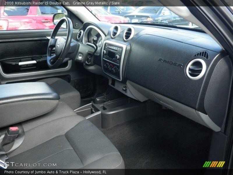 Granite Gray Metallic / Slate 2008 Mitsubishi Raider LS Double Cab