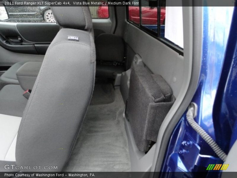 Vista Blue Metallic / Medium Dark Flint 2011 Ford Ranger XLT SuperCab 4x4