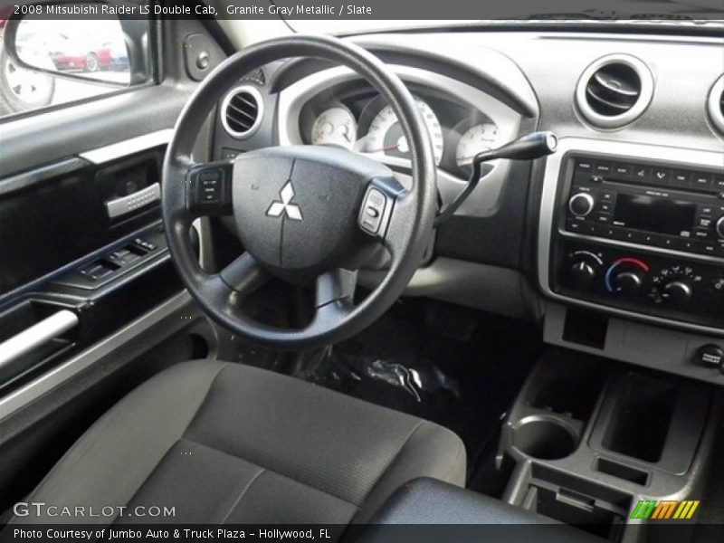 Granite Gray Metallic / Slate 2008 Mitsubishi Raider LS Double Cab