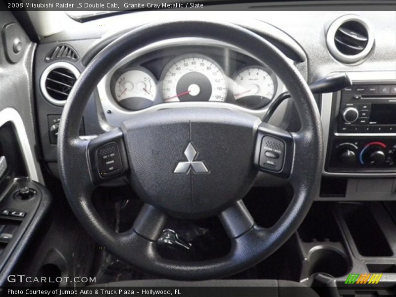 Granite Gray Metallic / Slate 2008 Mitsubishi Raider LS Double Cab