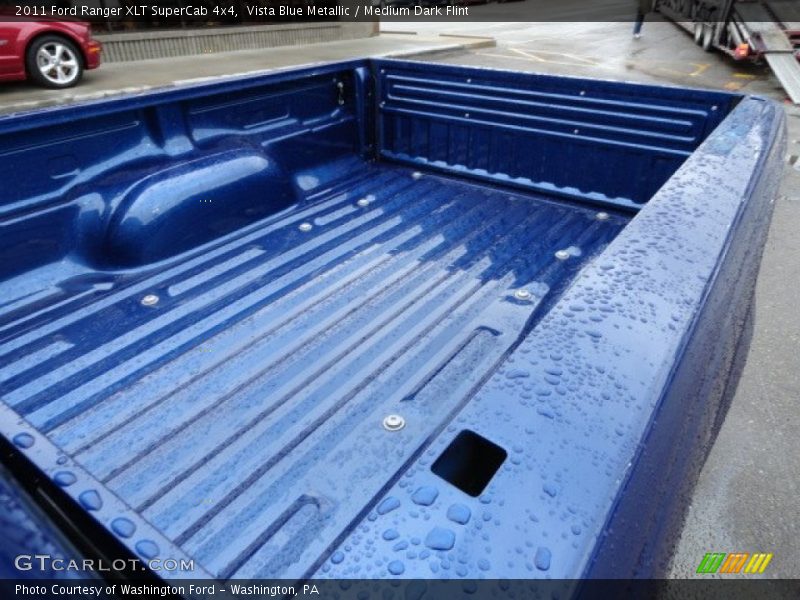 Vista Blue Metallic / Medium Dark Flint 2011 Ford Ranger XLT SuperCab 4x4