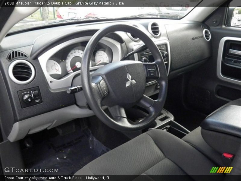 Granite Gray Metallic / Slate 2008 Mitsubishi Raider LS Double Cab
