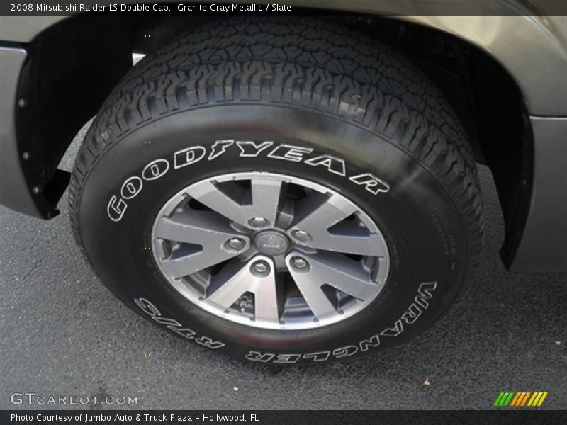 Granite Gray Metallic / Slate 2008 Mitsubishi Raider LS Double Cab
