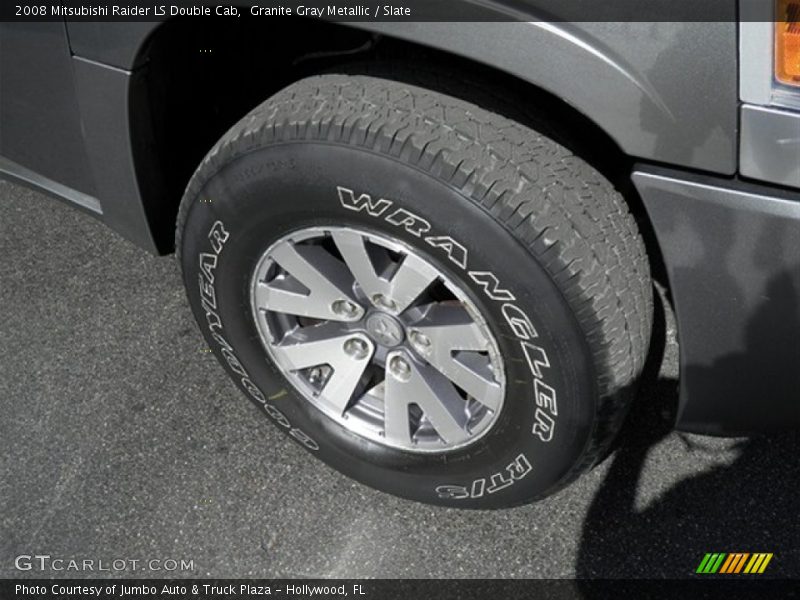 Granite Gray Metallic / Slate 2008 Mitsubishi Raider LS Double Cab