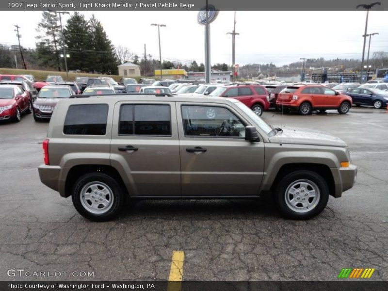 Light Khaki Metallic / Pastel Pebble Beige 2007 Jeep Patriot Sport