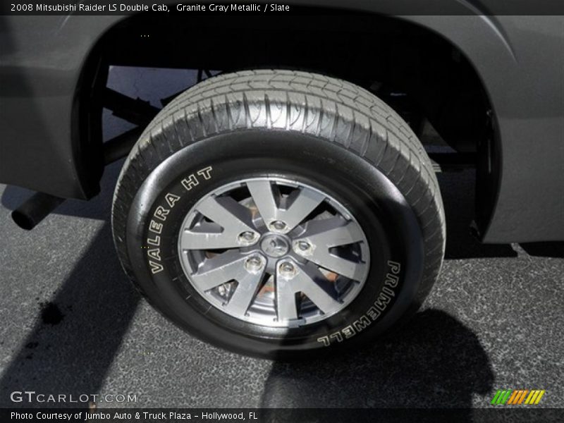 Granite Gray Metallic / Slate 2008 Mitsubishi Raider LS Double Cab