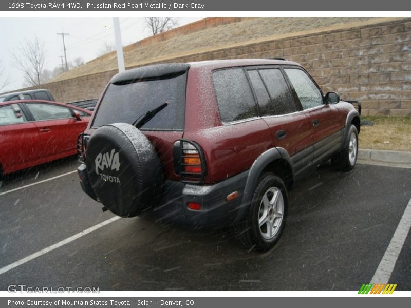 Prussian Red Pearl Metallic / Dark Gray 1998 Toyota RAV4 4WD