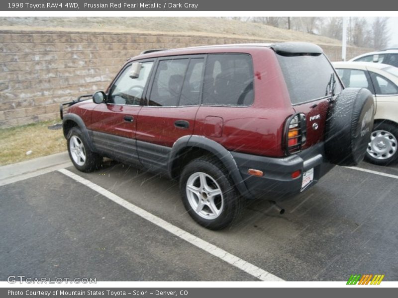Prussian Red Pearl Metallic / Dark Gray 1998 Toyota RAV4 4WD