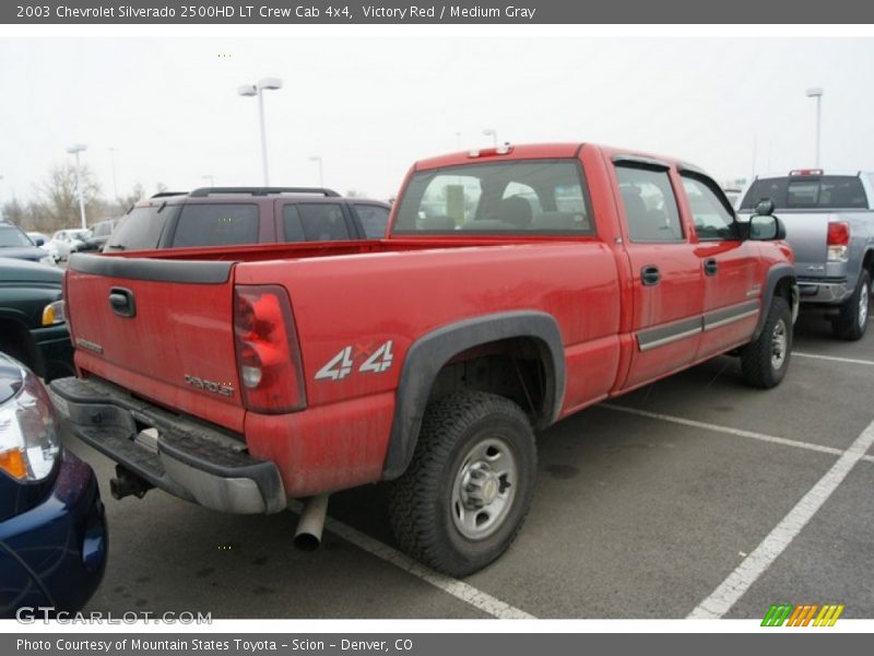 Victory Red / Medium Gray 2003 Chevrolet Silverado 2500HD LT Crew Cab 4x4