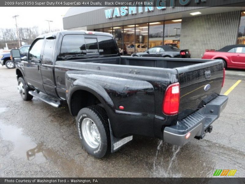 Black Clearcoat / FX4 Black 2009 Ford F350 Super Duty FX4 SuperCab 4x4 Dually