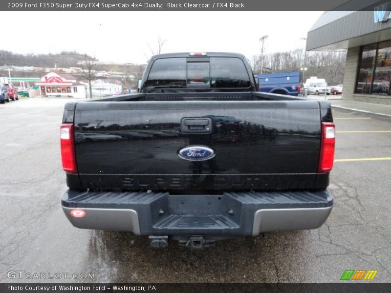 Black Clearcoat / FX4 Black 2009 Ford F350 Super Duty FX4 SuperCab 4x4 Dually