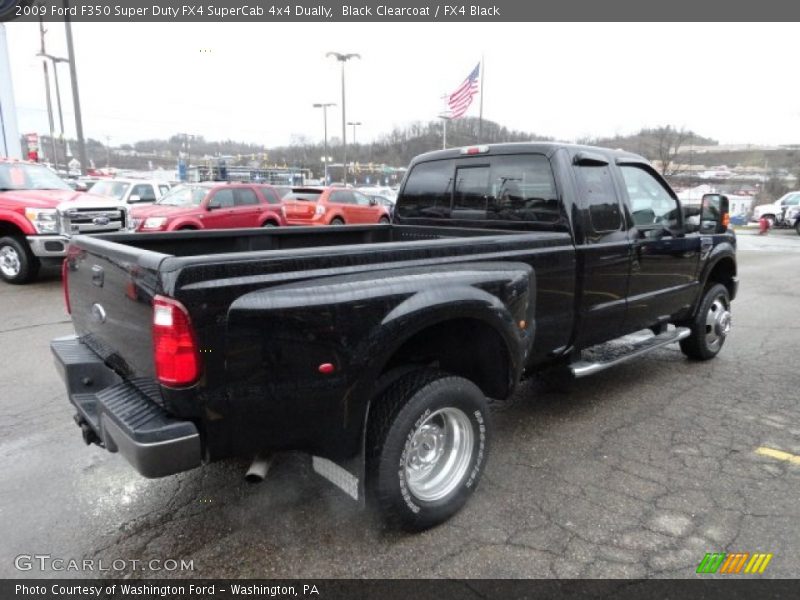 Black Clearcoat / FX4 Black 2009 Ford F350 Super Duty FX4 SuperCab 4x4 Dually