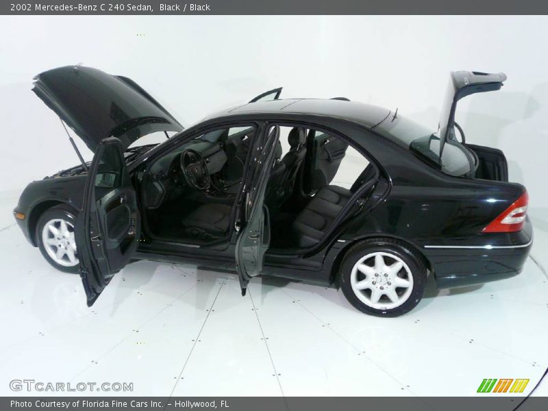 Black / Black 2002 Mercedes-Benz C 240 Sedan