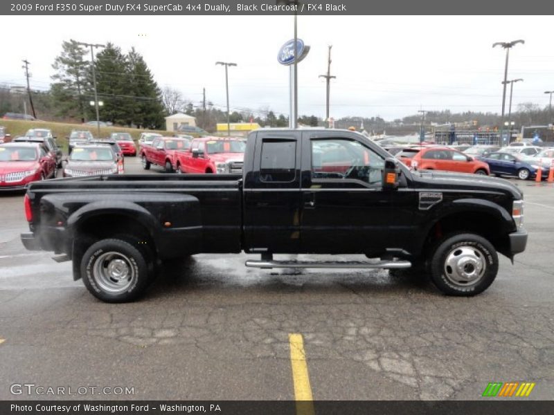 Black Clearcoat / FX4 Black 2009 Ford F350 Super Duty FX4 SuperCab 4x4 Dually