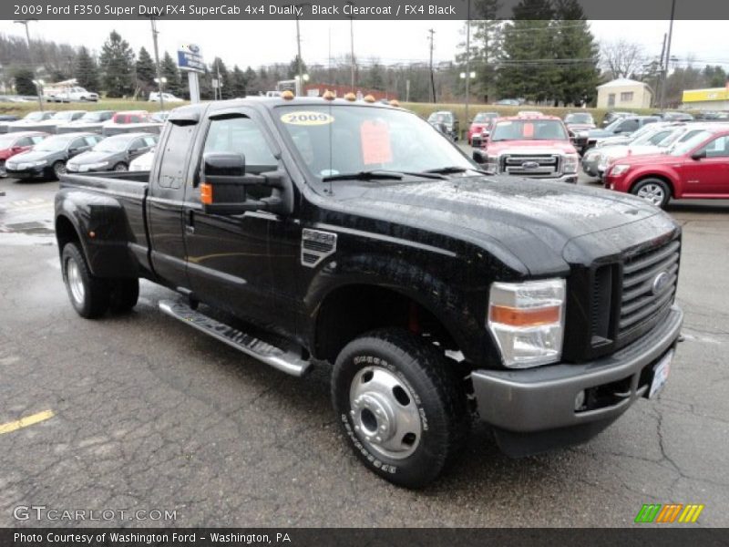 Black Clearcoat / FX4 Black 2009 Ford F350 Super Duty FX4 SuperCab 4x4 Dually