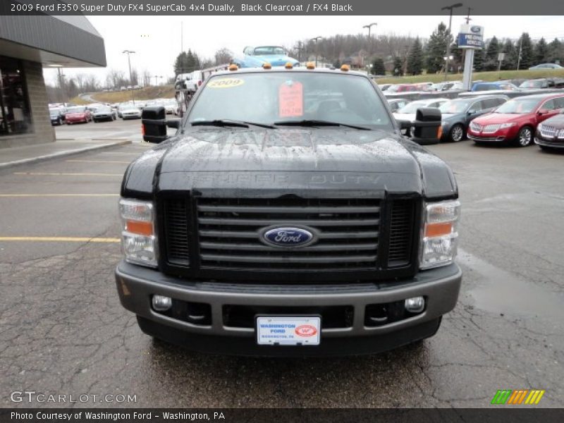 Black Clearcoat / FX4 Black 2009 Ford F350 Super Duty FX4 SuperCab 4x4 Dually