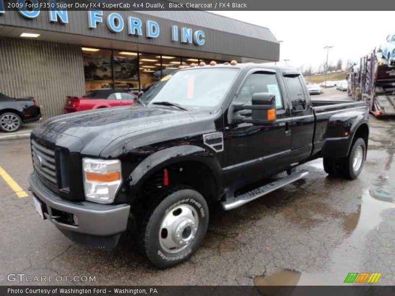 Black Clearcoat / FX4 Black 2009 Ford F350 Super Duty FX4 SuperCab 4x4 Dually