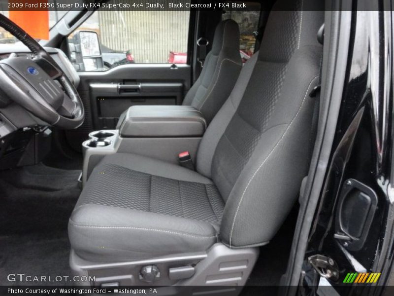 Black Clearcoat / FX4 Black 2009 Ford F350 Super Duty FX4 SuperCab 4x4 Dually