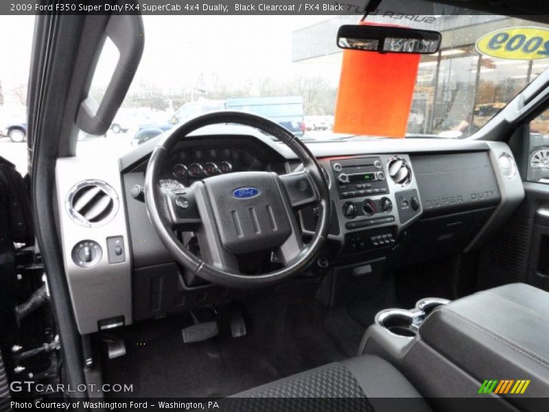 Black Clearcoat / FX4 Black 2009 Ford F350 Super Duty FX4 SuperCab 4x4 Dually