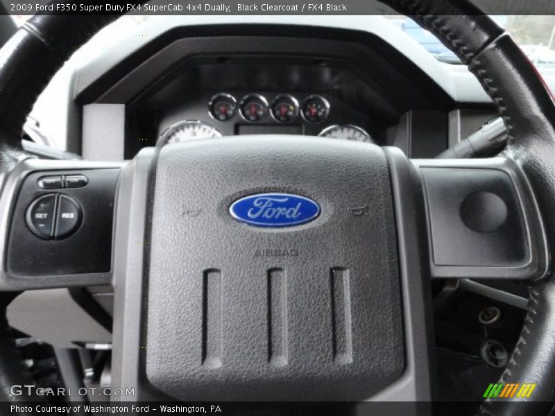 Black Clearcoat / FX4 Black 2009 Ford F350 Super Duty FX4 SuperCab 4x4 Dually