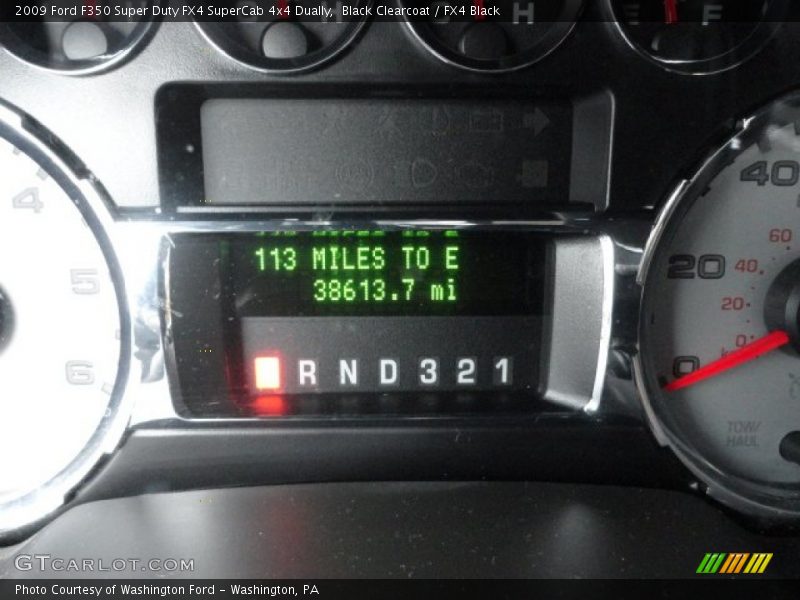 Black Clearcoat / FX4 Black 2009 Ford F350 Super Duty FX4 SuperCab 4x4 Dually