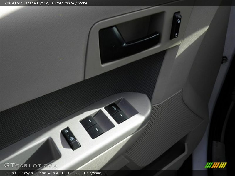 Oxford White / Stone 2009 Ford Escape Hybrid