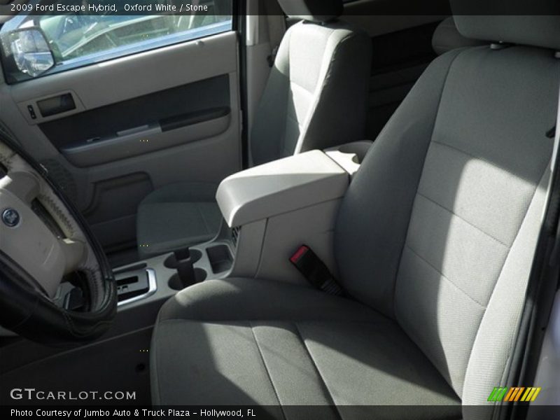Oxford White / Stone 2009 Ford Escape Hybrid