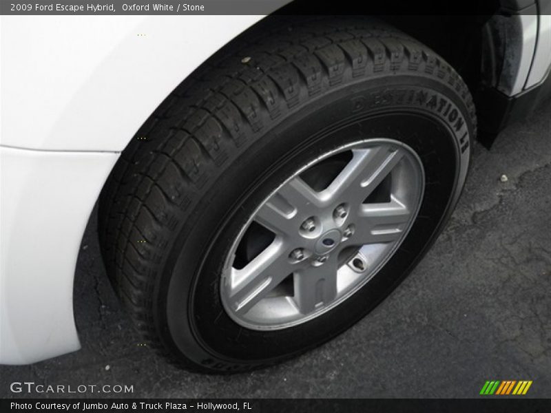 Oxford White / Stone 2009 Ford Escape Hybrid