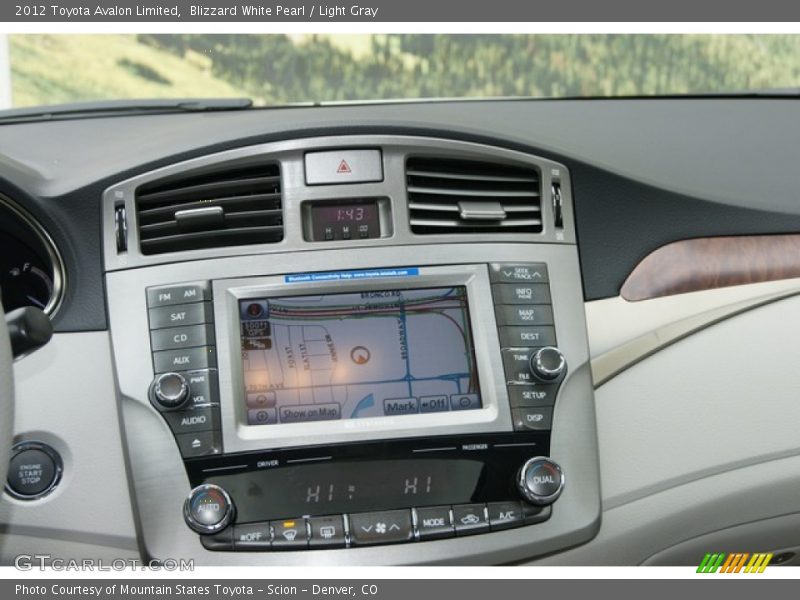 Controls of 2012 Avalon Limited