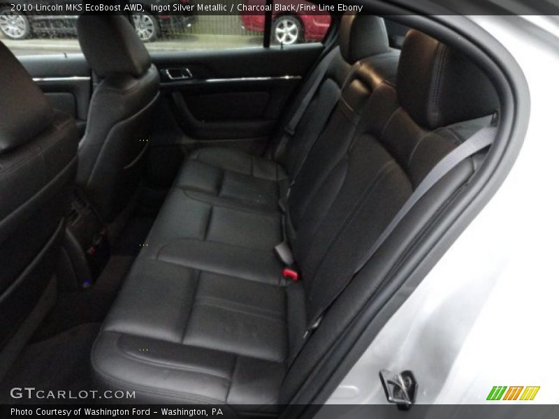Ingot Silver Metallic / Charcoal Black/Fine Line Ebony 2010 Lincoln MKS EcoBoost AWD