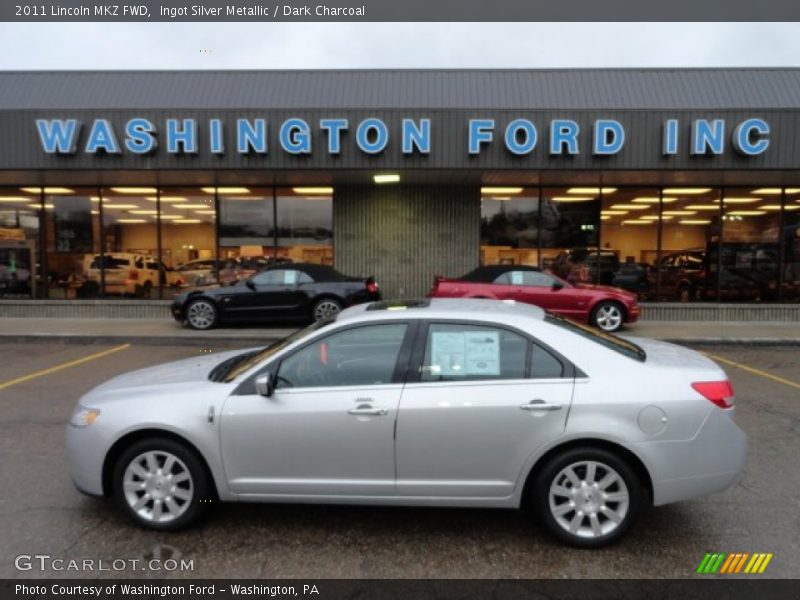 Ingot Silver Metallic / Dark Charcoal 2011 Lincoln MKZ FWD