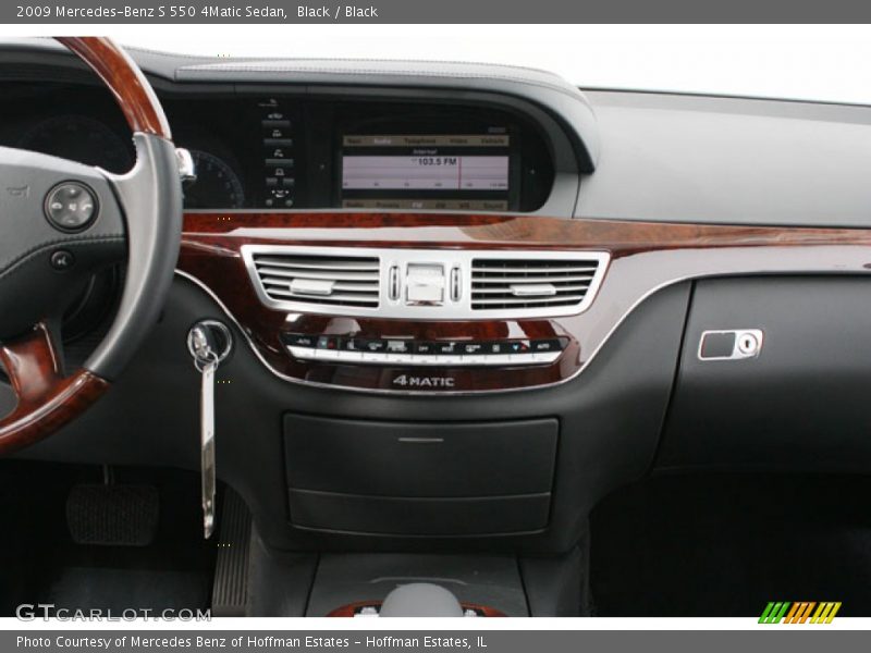 Black / Black 2009 Mercedes-Benz S 550 4Matic Sedan