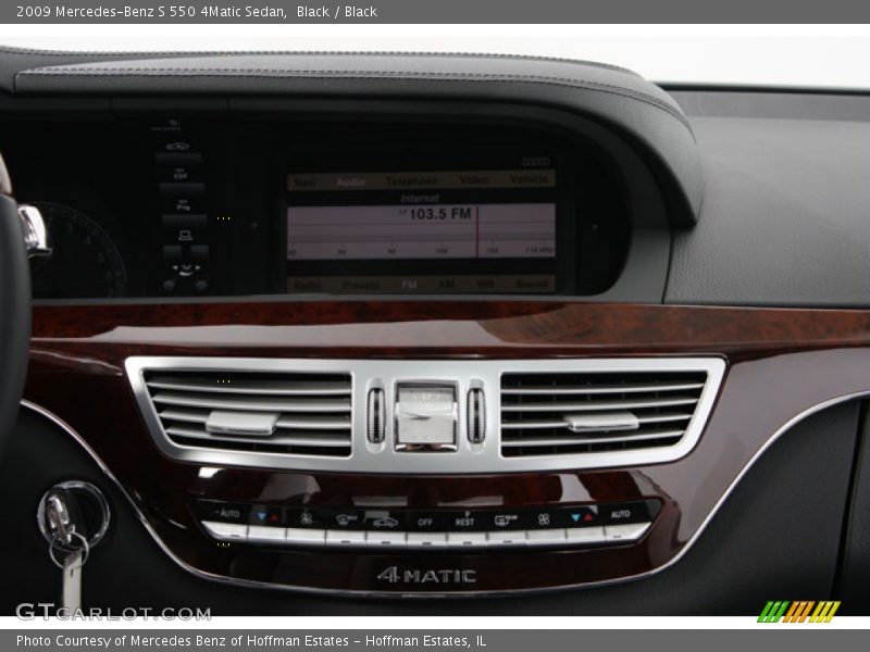 Black / Black 2009 Mercedes-Benz S 550 4Matic Sedan