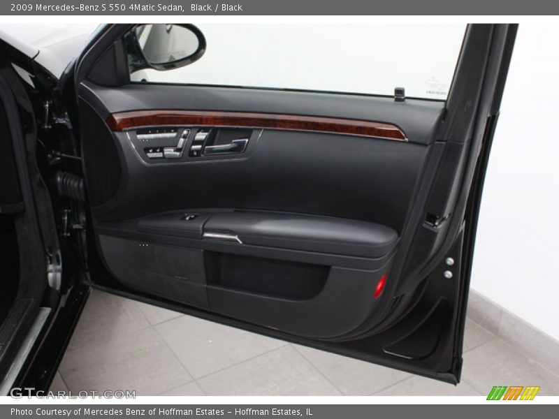 Black / Black 2009 Mercedes-Benz S 550 4Matic Sedan
