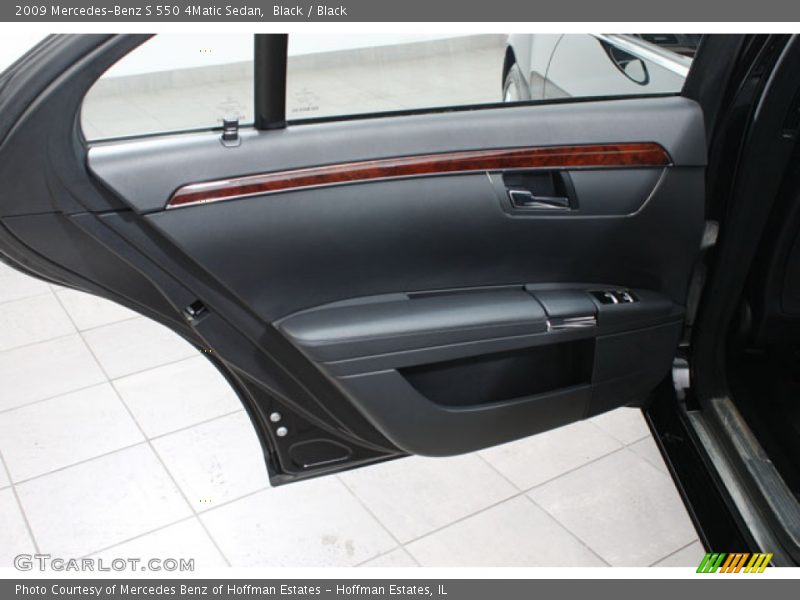 Black / Black 2009 Mercedes-Benz S 550 4Matic Sedan