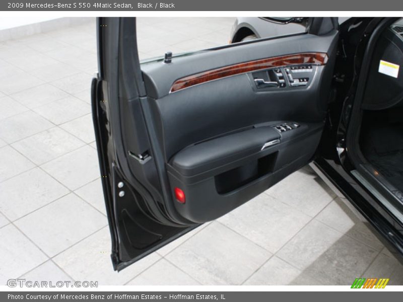 Black / Black 2009 Mercedes-Benz S 550 4Matic Sedan