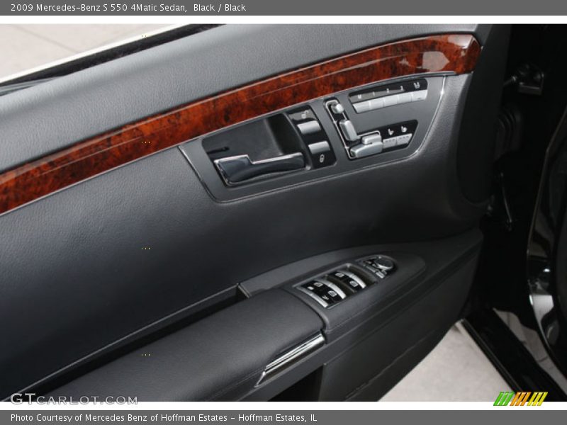 Black / Black 2009 Mercedes-Benz S 550 4Matic Sedan