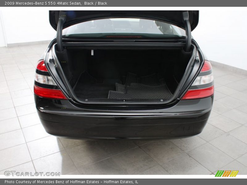 Black / Black 2009 Mercedes-Benz S 550 4Matic Sedan
