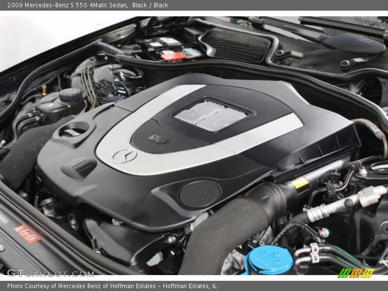 Black / Black 2009 Mercedes-Benz S 550 4Matic Sedan