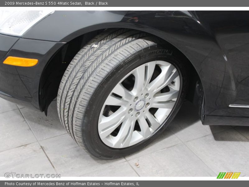 Black / Black 2009 Mercedes-Benz S 550 4Matic Sedan