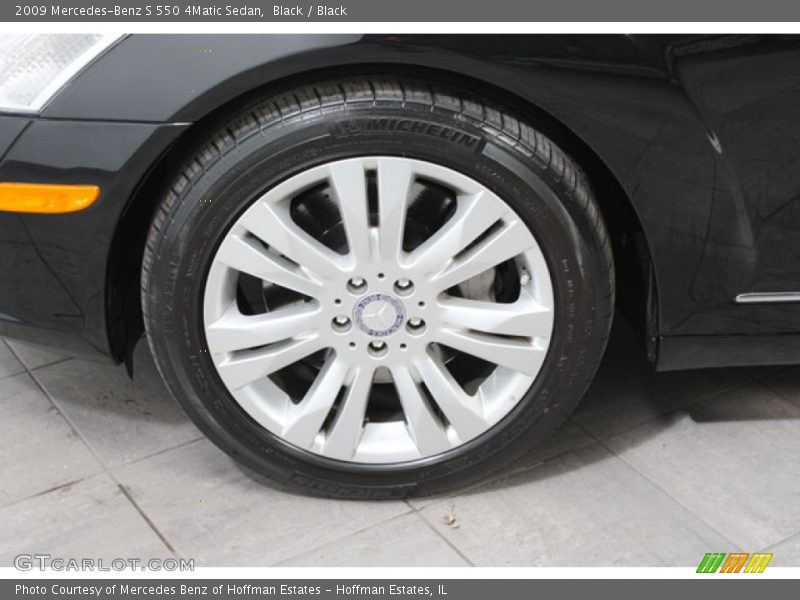 Black / Black 2009 Mercedes-Benz S 550 4Matic Sedan