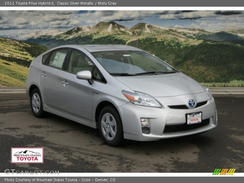 Classic Silver Metallic / Misty Gray 2011 Toyota Prius Hybrid II