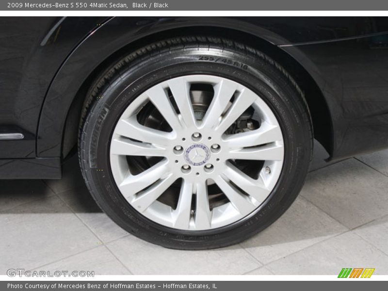 Black / Black 2009 Mercedes-Benz S 550 4Matic Sedan